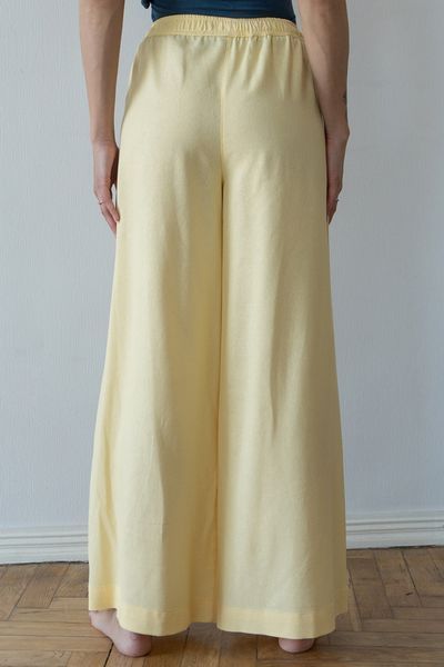 Брюки з защипами з льону Forly Sunshine XL/XXL Жовтий LN0072-89-09_XL/XXL LN0072-89-09 фото