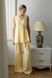 Брюки з защипами з льону Forly Sunshine XL/XXL Жовтий LN0072-89-09_XL/XXL LN0072-89-09 фото 3