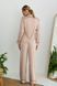 Пижама Forly Пижамный шелковый костюм с брюками Beige Peach Бежевый SH0009-01-69 SH0009-01-69_XL фото 3