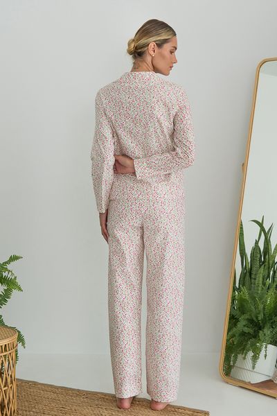 Пижама Forly Пижамный костюм из хлопка с брюками Spring Белый HL0057-85-69 HL0057-85-69_S фото