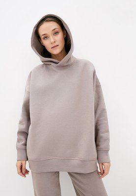 Худі жіноче трикотажне Forly з капюшоном на флісі Mokachino L/XL Бежевий TR0043-01-60_L/XL TR0043-01-60_L/XL фото