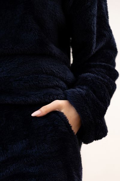 Пухнасте жіноче худі Forly Teddy L-XXL Синій PS0079-14-60_L-XXL PS0079-14-60_XS-M фото