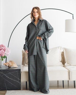 Женская пижама &laquo;Joanna&raquo; ткань премиум байка Зеленый 30274 фото