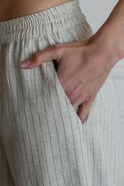 Брюки-блумеры Forly из льна Band XL/XXL Бежевый LN0092-69-09_XL/XXL LN0092-69-09 фото