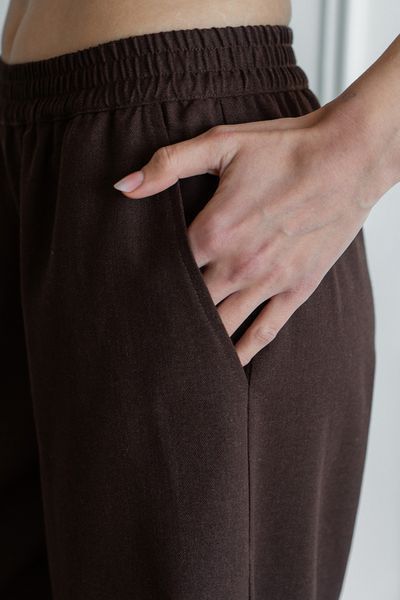 Брюки-блумеры Forly из льна Brownie XL/XXL Коричневый LN0092-08-09_XL/XXL LN0092-08-09 фото