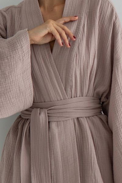 Forly Костюм кимоно с брюками из муслина Mokko XL/XXL Бежевый ML0060-01-69_XL/XXL ML0060-01-69 фото