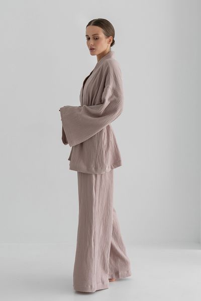 Forly Костюм кимоно с брюками из муслина Mokko XL/XXL Бежевый ML0060-01-69_XL/XXL ML0060-01-69 фото