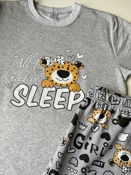 Жіноча піжама тепла COSY з начісом "Baby Leo" KMW11 фото