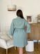 Жіночий халат для вагітних із мусліну COSY, оливковий M11Pre2XL фото 3