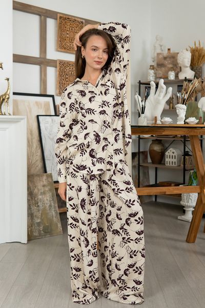 Брюки с защипами Forly Dianne XL/XXL Молочный VS0072-28-09_XL/XXL VS0072-28-09 фото
