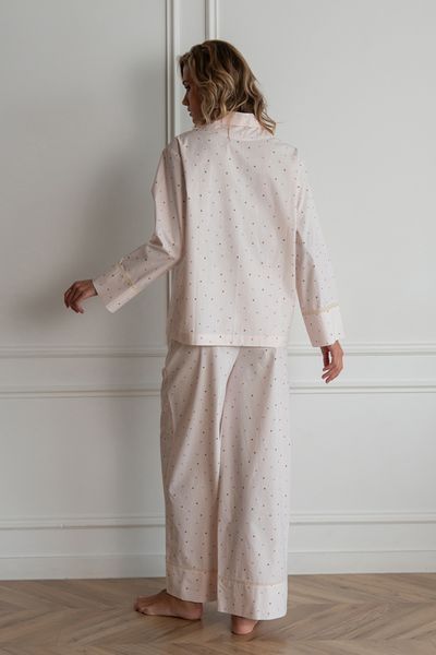 Пижама Forly Пижамный костюм из хлопка с кружевом Love is Розовый HL0073-35-69 HL0073-35-69_XS-S фото