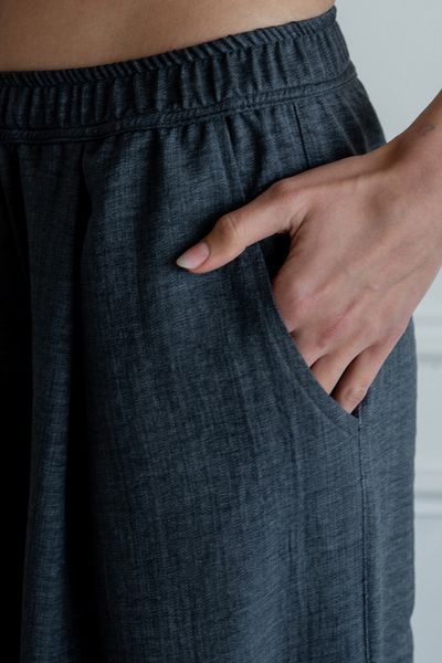Брюки с защипами Forly из льна Grace XL/XXL Серый LN0072-12-09_XL/XXL LN0072-12-09 фото
